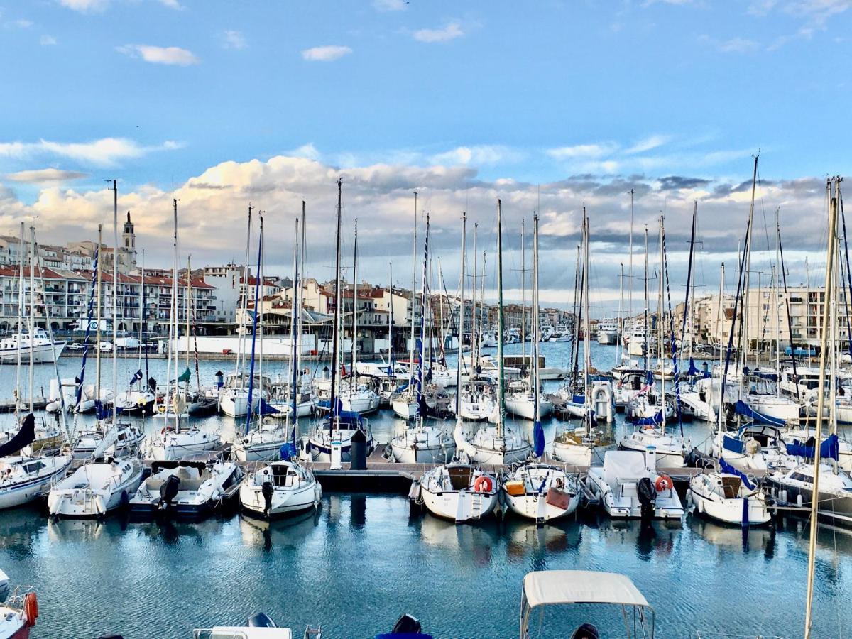 Escale Paisible A Sete, Belle Terrasse Vue Sur Mer Luaran gambar